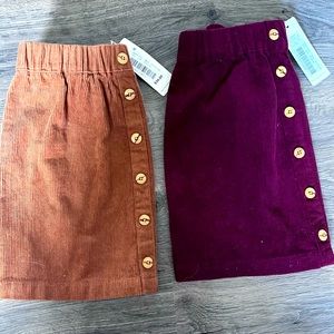 Copper Key NWT (2 girl corduroy skirt package) size 5